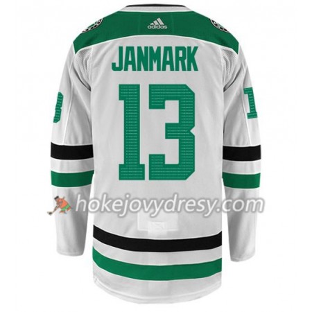 Pánské Hokejový Dres Dallas Stars MATTIAS JANMARK 13 Adidas Bílá Authentic